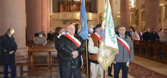 11 grudnia 2021 r.  miały miejsce powiatowe obchody  40 rocznicy powstania  NSZZ Solidarności  Rolników Indywidualnych.