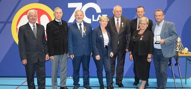 W hali sportowej przy I LO im. Jana Matejki w Wieliczce odbyła się gala 70-lecia Szkolnego Związku Sportowego połączona z uroczystym podsumowaniem Małopolskiego Systemu Współzawodnictwa Sportowego Dzieci i Młodzieży Szkolnego Związku Sportowego