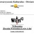Wyjazd do Lwowa - 4 dni, w 70 Rocznica Zbrodni Wołyńskiej
