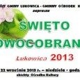 Jubileuszowe XV Święto Owocobrania - Łukowica 22.09.2013 r.