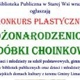 Konkurs Plastyczny „Bożonarodzeniowe Ozdóbki Choinkowe”