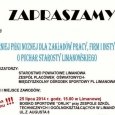 Zmiana terminu Turnieju Piłki Nożnej Zakładów Pracy, Firm i Instytucji