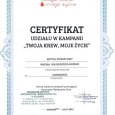 Honorowe Krwiodawstwo w Szpitalu Powiatowym w Limanowej