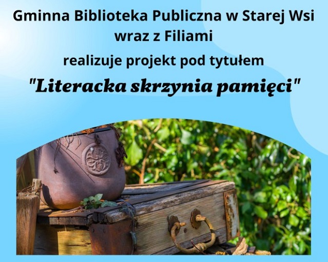 Limanowszczyzna to literackie zagłębie legend, często nieznanych, zwłaszcza dla młodego pokolenia. Projekt: ,,Literacka skrzynia pamięci” powstał, by przybliżyć i zainteresować, zwłaszcza dzieci i młodzież, tym skarbcem literatury