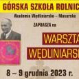 Zaproszenie do udziału w warsztatach wędliniarskich