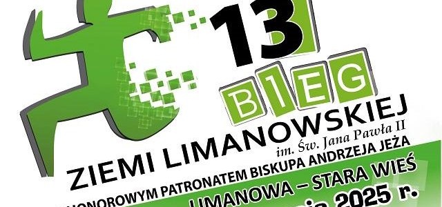 Ruszają zapisy na 13 Bieg Ziemi Limanowskiej który odbędzie się w dniu 11 maja 2025 r