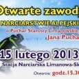 Otwarte zawody w Narciarstwie Alpejskim o Puchar Starosty Limanowskiego